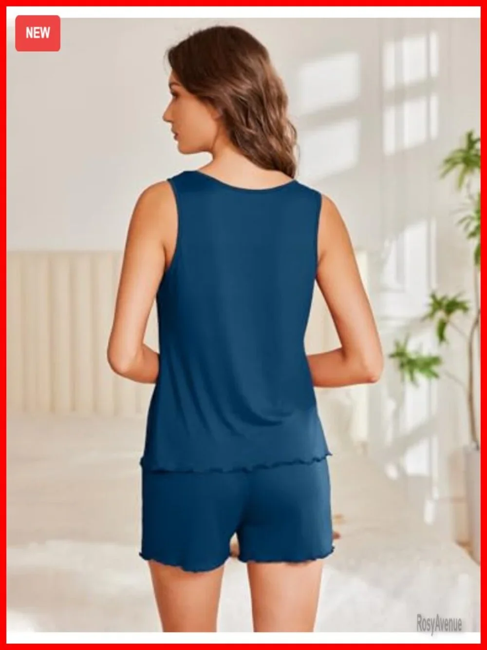 2-Piece Pajama Set - Tank Top and Shorts - Soft Loungewear